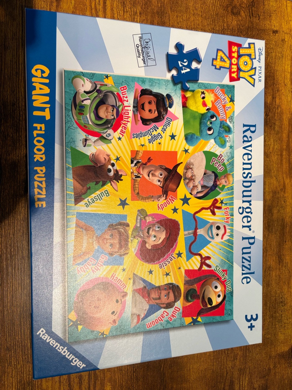 Disney Toy Story Giant Floor Puzzle - Blue, Yellow, Red, Green